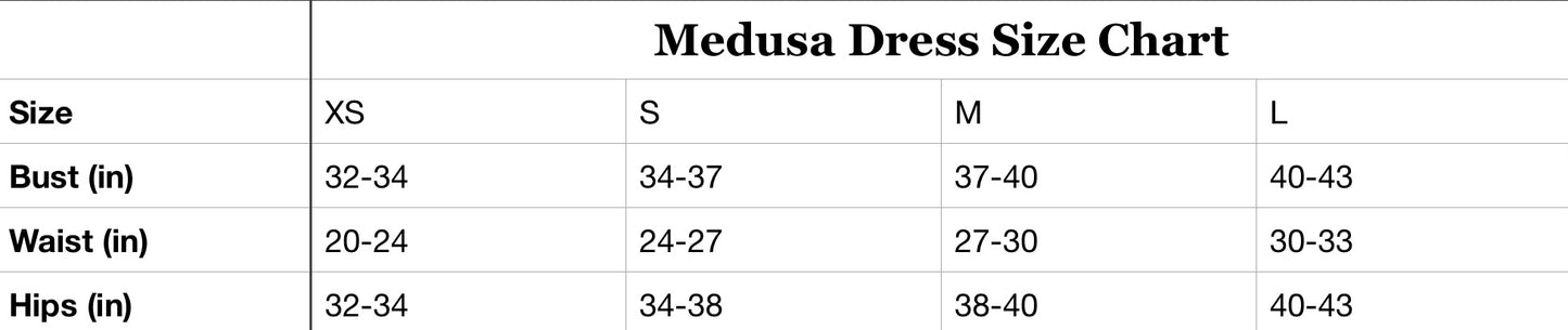 The Medusa Dress- Mini